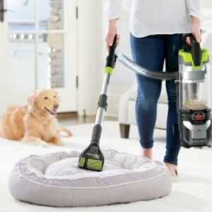 BISSELL - CleanView Allergen Lift-Off Pet Vacuum - Black/ Electric Green