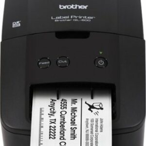 Brother - QL-600 Economic Desktop Label Printer - Black