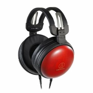 Audio-Technica - ATH-AWAS Closed-Back Wood Headphone - Cherry