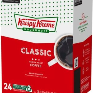 Krispy Kreme - Classic Coffee, Keurig Single Serve K-Cup Pods, Medium Roast, 24 Count