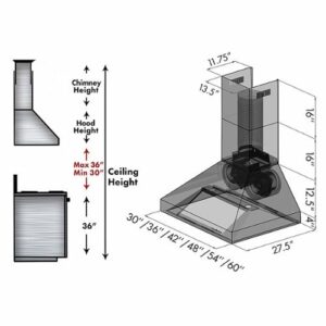 ZLINE - 42" Outdoor Wall Mount Range Hood (697-304-42) - Silver