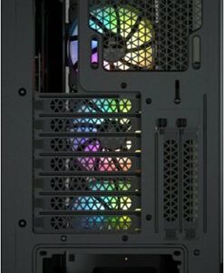 CORSAIR - iCUE 4000X ATX RGB Tempered Glass Mid-Tower - Black