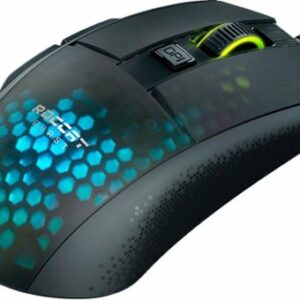 ROCCAT - Burst Pro Lightweight Wired Optical Gaming Mouse with 16K DPI Owl-Eye Sensor and Titan Wheel - Black