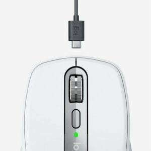 Logitech - MX Anywhere 3 Wireless Compact Mouse for Mac with Ultrafast Scrolling - Pale Gray