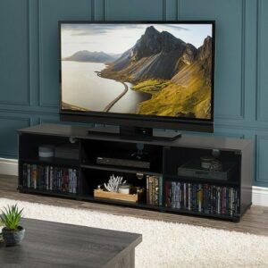 CorLiving - Fiji TV Bench, For TVs up to 85" - Ravenwood Black