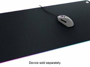 ROCCAT - Sense AIMO PC Gaming Mousepad with RGB Lighting - Black - XXL Ultra-wide