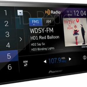 Pioneer - 6.8" Android Auto™ and Apple CarPlay® Bluetooth® Digital Media (DM) Receiver - Black