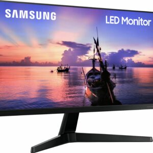 Samsung - Geek Squad Certified Refurbished 24" LED FHD FreeSync Monitor - Dark Blue-Gray