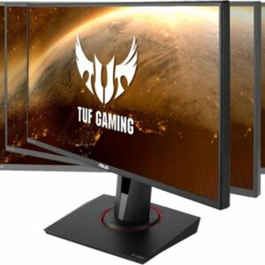 ASUS - Geek Squad Certified Refurbished TUF Gaming 24.5" IPS LED FHD G-SYNC Monitor with HDR - Black