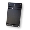 MantelMount - Single stud/post adaptor plate - Black