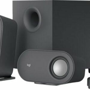 Logitech - Z407 2.1 Bluetooth Computer Speaker System with Wireless Control (3-Piece) - Black