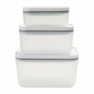 ZWILLING - Fresh & Save 3-pc Plastic Vacuum Box Set - Assorted Sizes - Clear