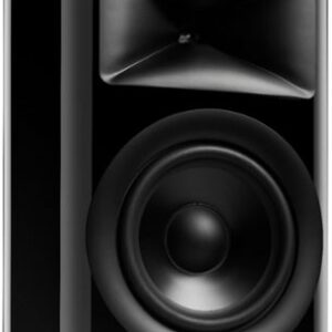 JBL - HDI1600 6.5" 2-way bookshelf loudspeaker with 1" compression tweeter, each - Gloss Black Finish