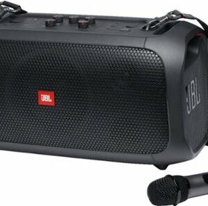 JBL - PartyBox On-The-Go Portable Party Speaker - Black