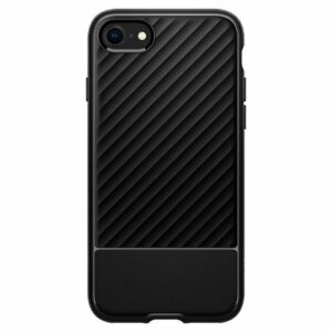 Spigen - Core Armor Hard Shell Case for Apple iPhone SE (2nd Generation)/8/7 - Black