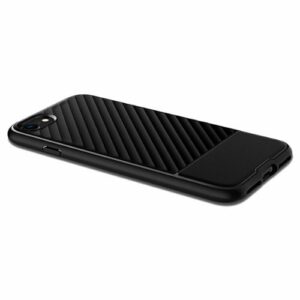 Spigen - Core Armor Hard Shell Case for Apple iPhone SE (2nd Generation)/8/7 - Black