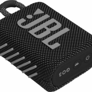 JBL - GO3 Portable Waterproof Wireless Speaker - Black