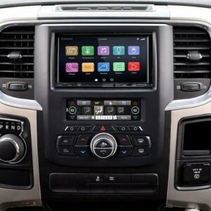 PAC - Integrated Radio Replacement Dash Kit with Climate and Steering Wheel Controls for Select RAM Trucks - Black