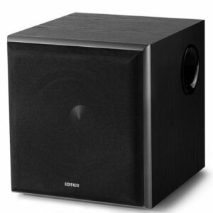 Edifier - T5 Powered Subwoofer - 70W RMS Active Woofer with 8 Inch Driver & Low Pass Filter - Black