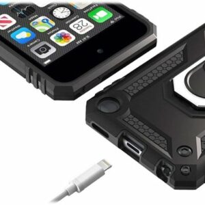 SaharaCase - DualShock Series Case for Apple iPod Touch 7th Generation - Black