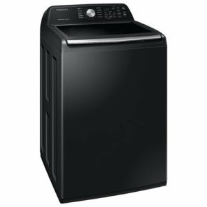 Samsung - 4.5 Cu. Ft. High Efficiency Top Load Washer with Active WaterJet - Brushed Black