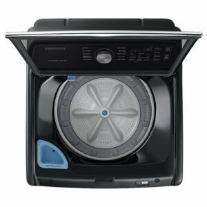 Samsung - 4.5 Cu. Ft. High Efficiency Top Load Washer with Active WaterJet - Brushed Black