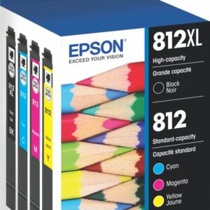 Epson - T812XL/T812 4-Pack High-Yield Standard Capacity Ink Cartridges