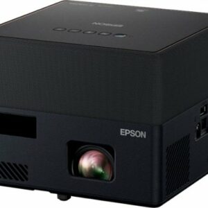 Epson - EpiqVision™ Mini EF12 Smart Streaming Laser Projector with HDR and Android TV - Black and Copper