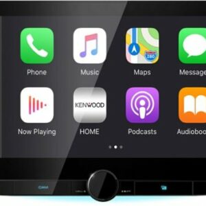 Kenwood - 10.1" - Wireless Android Auto and Wireless Apple CarPlay - Bluetooth - Digital Media Receiver - Black