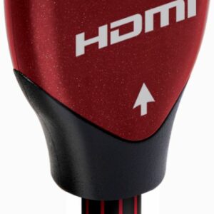 AudioQuest - Cinnamon 16.4' 4K-8K-10K 48Gbps HDMI Cable - Red/Black