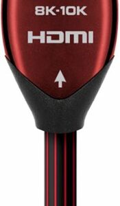 AudioQuest - Cinnamon 16.4' 4K-8K-10K 48Gbps HDMI Cable - Red/Black