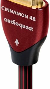 AudioQuest - Cinnamon 16.4' 4K-8K-10K 48Gbps HDMI Cable - Red/Black