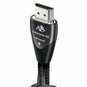 AudioQuest - Dragon 2.5' 4K-8K-10K 48Gbps HDMI Cable - Black/Gray