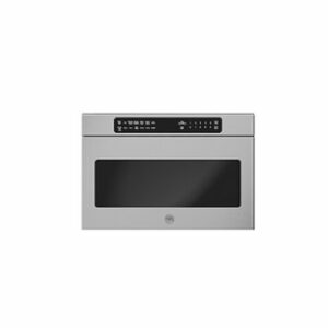 Bertazzoni - 2.0 Cu. Ft. Built-In Microwave Drawer with 11 power levels, it has useful preset popcorn, defrost & keep warm functions. - Stainless Steel