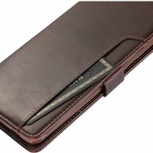 SaharaCase - Folio Wallet Case for Samsung Galaxy Note20 5G - Brown