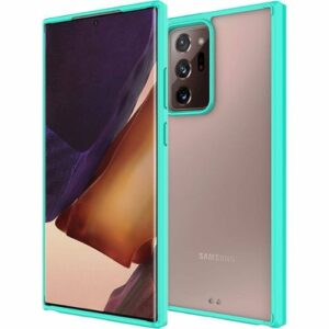 SaharaCase - Hard Shell Series Case for Samsung Galaxy Note20 Ultra 5G - Teal/Clear