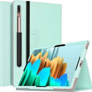 SaharaCase - Folio Case for Samsung Galaxy Tab S7 Plus - Mint/Teal