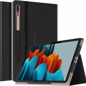 SaharaCase - Folio Case for Samsung Galaxy Tab S8 Plus and Tab S7 FE - Black