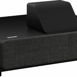 Epson - 120" EpiqVision Ultra LS500 4K via Upscaling PRO-UHD Short Throw Laser Projector with HDR (screen included) - Black