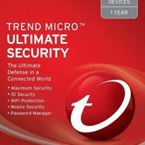 Trend Micro - Ultimate Security Antivirus Internet Security Software + VPN + Darkweb Monitoring (10-Device) (1-Year Subscription) - Android, Mac OS, Windows, Apple iOS