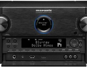 Marantz - SR8015 AV Receiver - 11.2 Channel (140W x 11)| 8K HDMI Upscaling, Auro-3D, IMAX Enhanced - Black