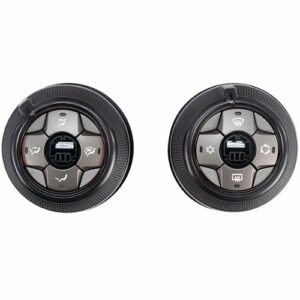 PAC - Climate Control Knob Set for Select 2010-2015 Chevrolet Camaro Vehicles - Black