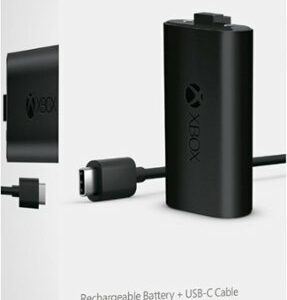 Microsoft - Rechargeable Battery + USB-C Cable for Xbox Series X and Xbox Series S - Black