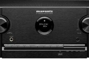 Marantz - 8K Ultra HD AV Receiver SR5015 - 7.2 Channel - 3D Audio with Dolby Atmos Height, HEOS + Alexa - Black