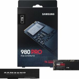 Samsung - 980 PRO 1TB Internal Gaming SSD PCIe Gen 4 x4 NVMe