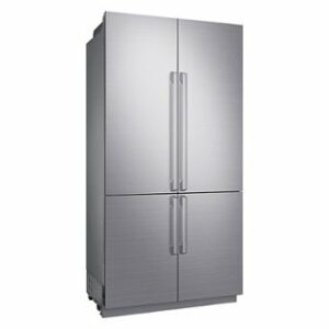 Dacor - 23.5 Cu Ft 4-Door Flex French Door Built In Refrigerator with FreshZone Drawer and Precise Cooling - Custom Panel Ready