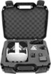 CASEMATIX - Hard Shell Custom Travel Case for Meta Quest 3 and 2 VR Headsets - Black