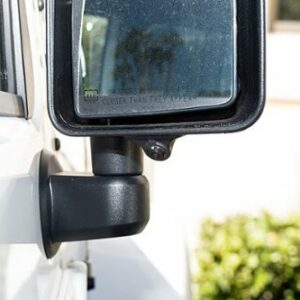 EchoMaster - Universal Self-Adhesive Side-View Mirror Blind Spot Camera - Black