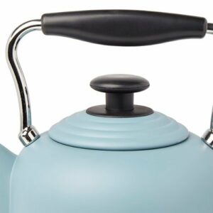 Haden - Highclere  1.5 L Electric Kettle Stainless Steel with Auto Shut -Off - Poole Blue