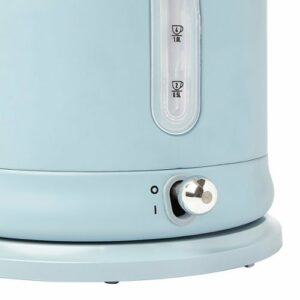 Haden - Highclere  1.5 L Electric Kettle Stainless Steel with Auto Shut -Off - Poole Blue